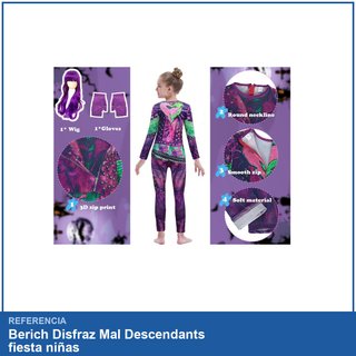 Disfraz Mal Descendants fiesta niñas