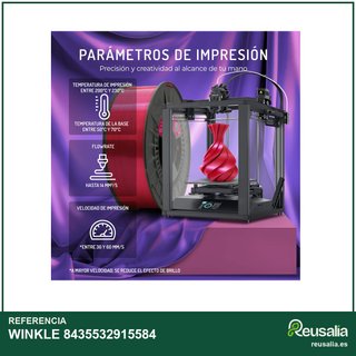 WINKLE filamento PLA Silk oro 1kg 1.75mm