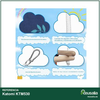 Katomi columpio madera bebé dinosaurios