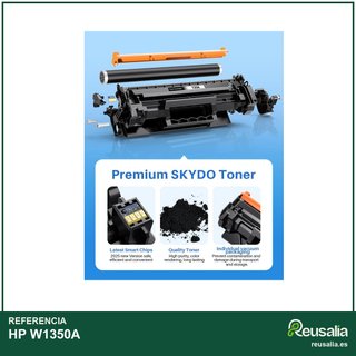 Tóner compatible HP 135A W1350A negro