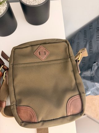 Pack 2 bolsos bandolera artesanales/Verde y Marrón