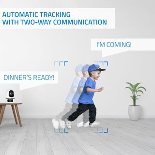 NIVIAN cámara vigilancia interior WiFi 2K