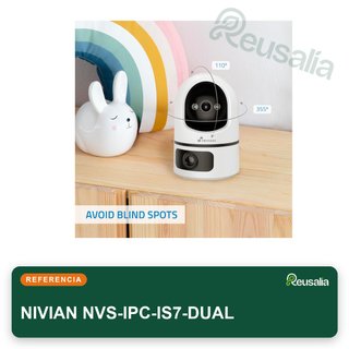 NIVIAN cámara vigilancia interior WiFi 2K