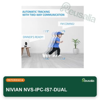 NIVIAN cámara vigilancia interior WiFi 2K