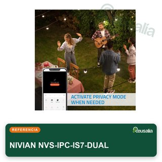 NIVIAN cámara vigilancia interior WiFi 2K