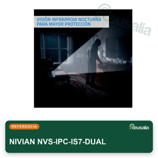 NIVIAN cámara vigilancia interior WiFi 2K