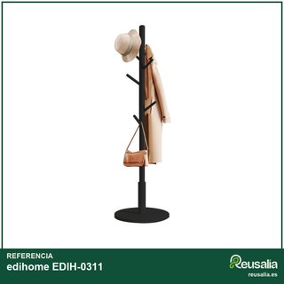 Perchero de madera ajustable 8 ganchos