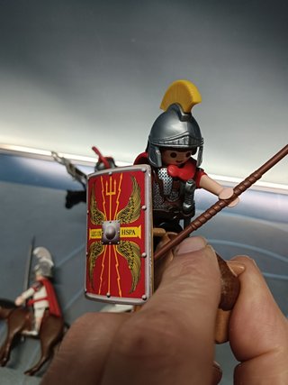 PLAYMOBIL, 6 Soldados de Caballeria Romana, Ejercito, Legionarios, romanos