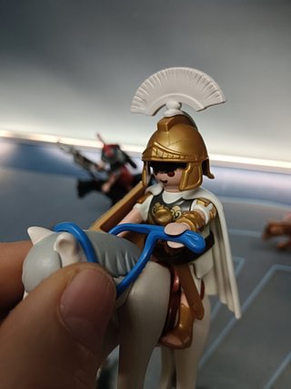 PLAYMOBIL, 6 Soldados de Caballeria Romana, Ejercito, Legionarios, romanos