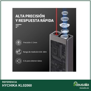 HYCHIKA medidor láser telemetro 60m recargable