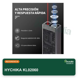 HYCHIKA medidor láser telemetro 60m recargable