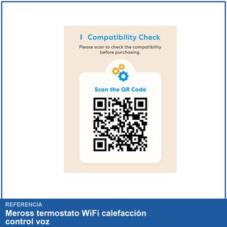 Meross termostato WiFi calefacción control voz
