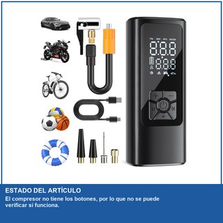 - HOVVIDA compresor portátil inflador ruedas