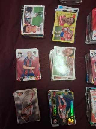 Lote 1000 cartas fútbol Panini