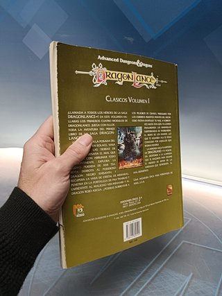 libro , CLASICOS DE LA DRAGONLANCE VOLUMEN I, 4 MODULOS ROL ADVANCED DUNGEONS & DRAGONS ,ZINCO, 4 aventuras oficiales