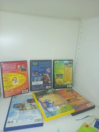 Lote 6 DVDs Infantiles Disney y Pixar