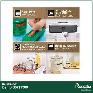 Dymo S0717900 impresora etiquetas pvc abs