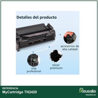 MyCartridge tóner compatible Brother TN2420 negro
