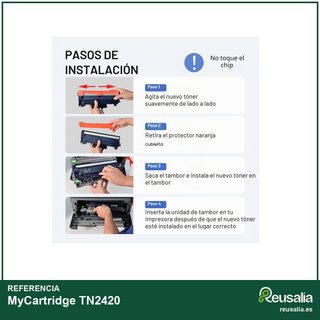 MyCartridge tóner compatible Brother TN2420 negro