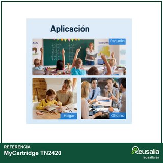 MyCartridge tóner compatible Brother TN2420 negro