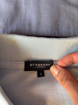 Polo Burberry Azul