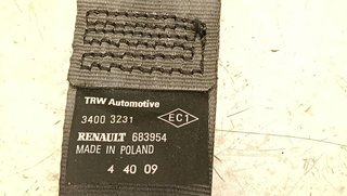 CINTURON SEGURIDAD TRASERO IZQUIERDO RENAULT CLIO