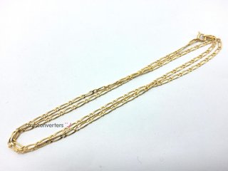 cadena oro 18k 26cm
