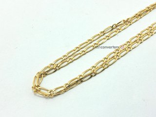 cadena oro 18k 26cm