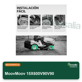 MoovMoov cámara aire 15 pulgadas pack 2