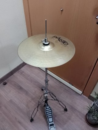 Pie Hi-Hat y platos 14 pulgadas