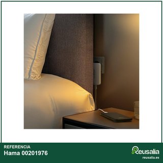 Hama cargador rápido 65W USB-C/A blanco