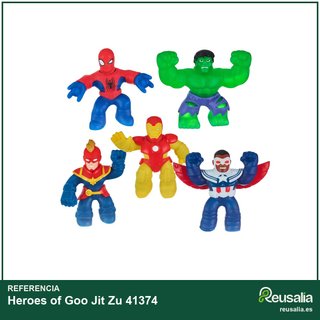 Heroes of Goo Jit Zu 41374 Hulk elástico Marvel