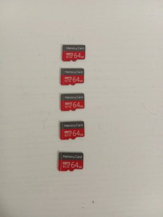 Lote 5 Tarjetas Micro SD 64GB