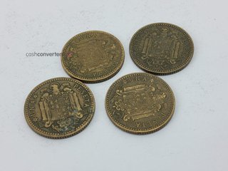 objetos insolitos lote moneda 1 peseta españa 1947 lote moneda 1 peseta españa 1947