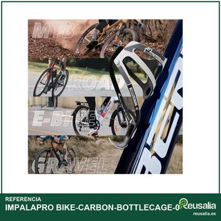IMPALAPRO portabidón bicicleta fibra carbono