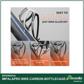 IMPALAPRO portabidón bicicleta fibra carbono