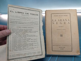 La Araña Negra _ Blasco Ibáñez. Editorial Cosmopolis, 1929 - 1930