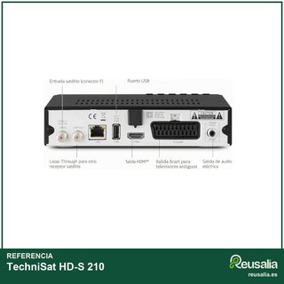 TechniSat HD-S 210 receptor HD compacto