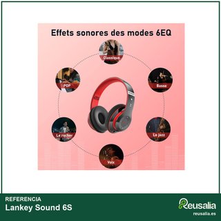 Lankey Sound 6S Auriculares inalámbricos Bluetooth
