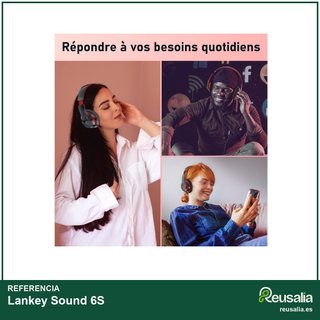 Lankey Sound 6S Auriculares inalámbricos Bluetooth