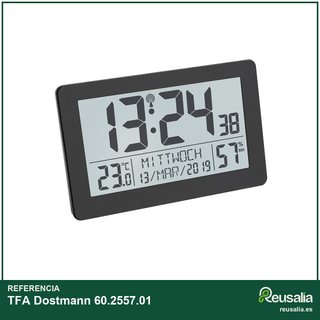 TFA Dostmann reloj digital pared 60.2557.01