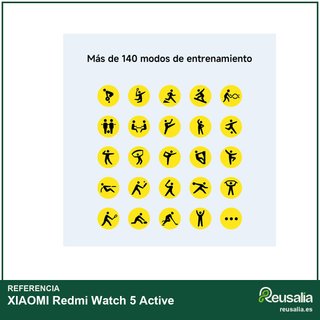 Xiaomi Redmi Watch 5 Active pantalla 2" 140 modos