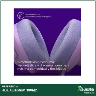 JBL Quantum 100M2 auriculares gaming cómodos