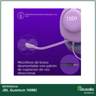 JBL Quantum 100M2 auriculares gaming cómodos