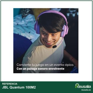 JBL Quantum 100M2 auriculares gaming cómodos