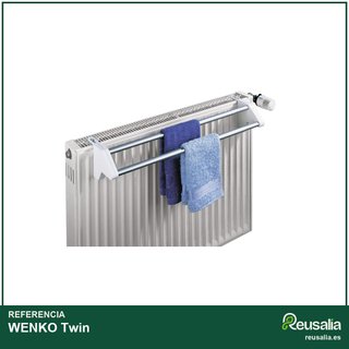 WENKO secador radiador Twin extensible aluminio