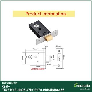 Qrity cerradura empotrable puerta corredera