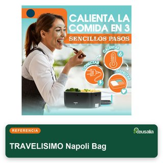 TRAVELISIMO fiambrera eléctrica 1,8L acero