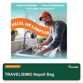 TRAVELISIMO fiambrera eléctrica 1,8L acero