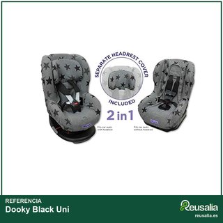 Dooky Black Uni funda asiento infantil negro